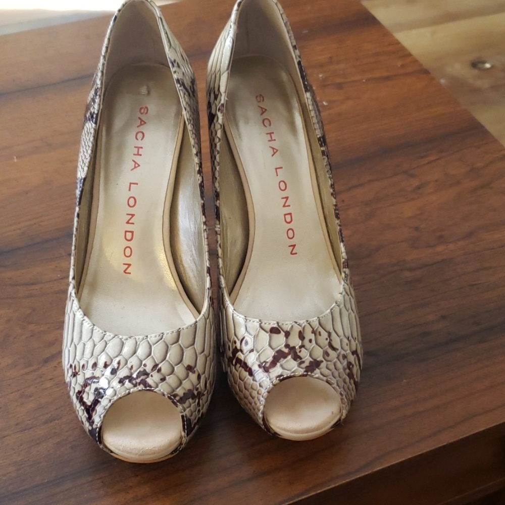 Sacha London leather heels
